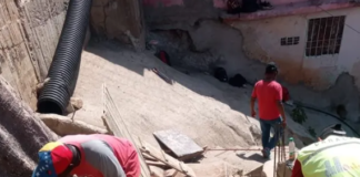 Gobierno de Caracas ejecuta obras de vialidad y vaciado de concreto en la parroquia Coche