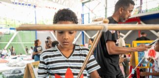 Ministerio de Cultura abraza a la niñez afectada por el sismo con la jornada “Arena Creativa” en San Bernardino